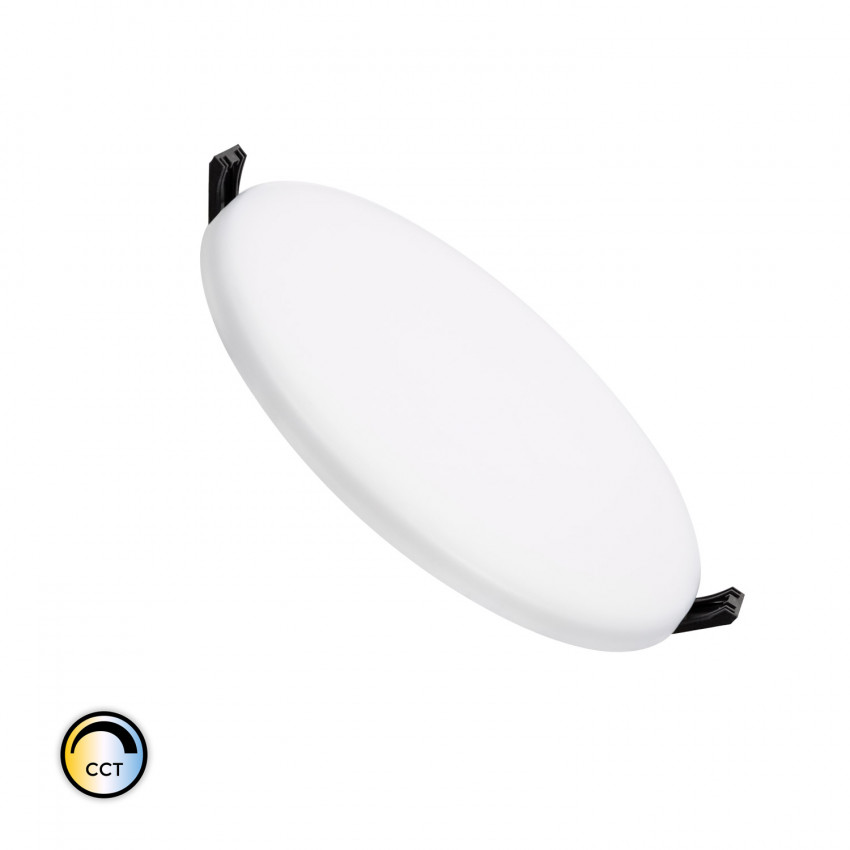 Placa LED 18W CCT Seleccionable Circular Slim Surface Corte Ø155 mm IP54