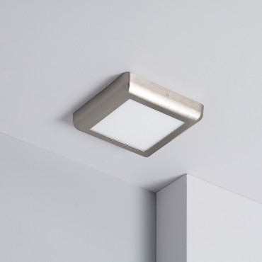 Product Plafón LED 12W Quadrado Metal 180x180 mm Design Silver