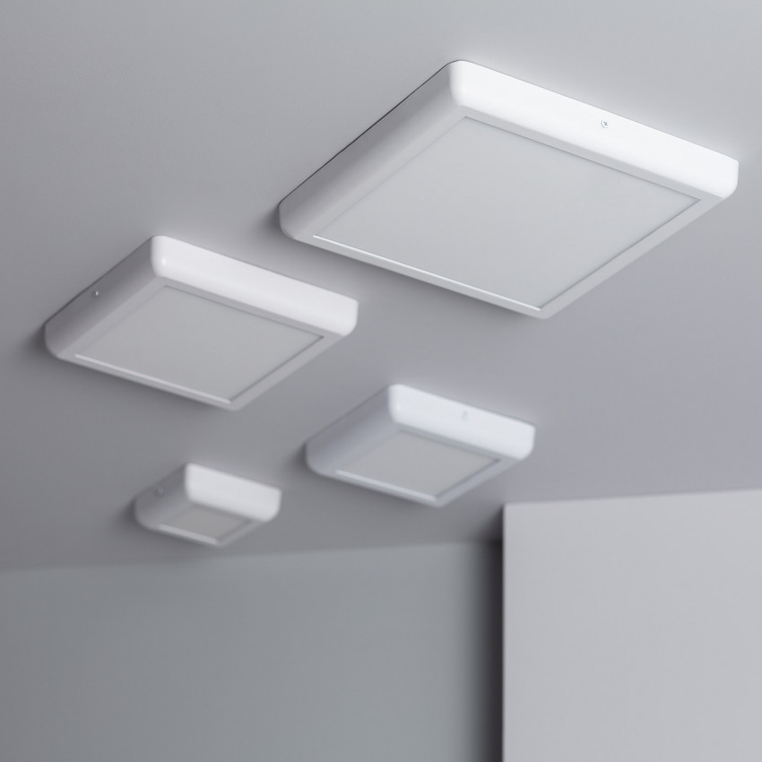 Placa Superfície LED Quadrada White Design 12W