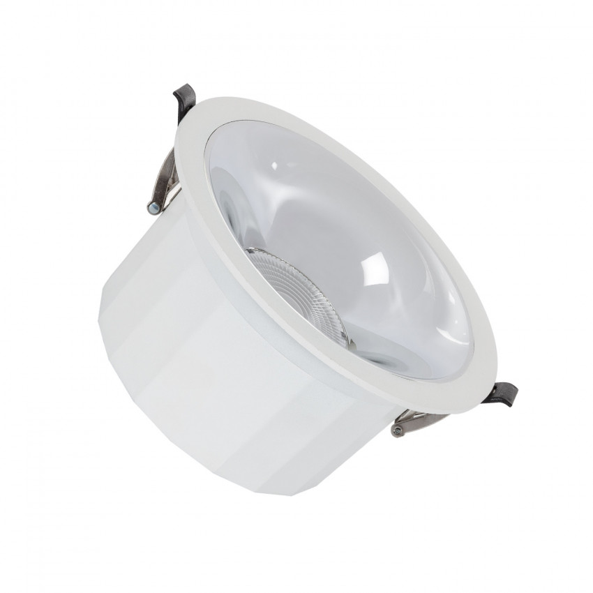 Foco Downlight LED 25W Circular (UGR15) LuxPremium Branco LIFUD Corte Ø 140 mm 