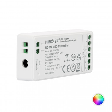 Produto de Controlador Regulador LED RGBW 12/24V DC MiBoxer FUT038S