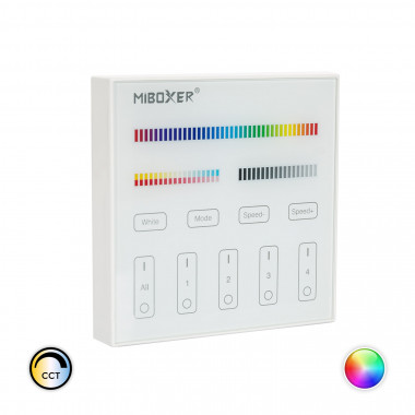 Producto de Mando RF para Regulador LED RGB + CCT 4 Zonas MiBoxer B4