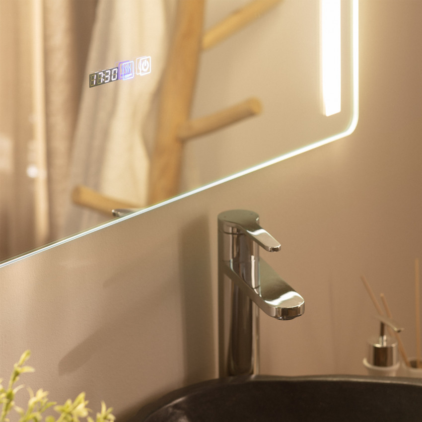 Produto de Espelho Casas de Banho com Luz LED e Anti-embaçante 60x80 cm Big Similan