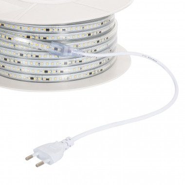 Produto de Rolo de Fita LED Regulável 220V AC Solid 120 LED/m 50m Branco Frio IP65 a Medida Largura 14 mm Corte cada 10 cm