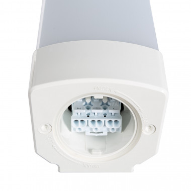 Produto de Armadura Hermética LED 120 cm 40W 150lm/W Alumínio IP65 Conectável com Sensor Microondas MERRYTEK