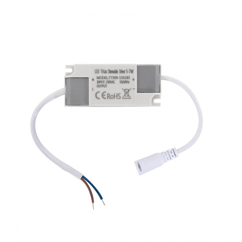 Produto de Driver Regulável TRIAC 220-240V No Flicker Saída 12-24V 5-7W