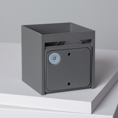 Producto de Aplique de Pared Exterior LED 6W Aluminio Iluminación doble Cara Eros Gris