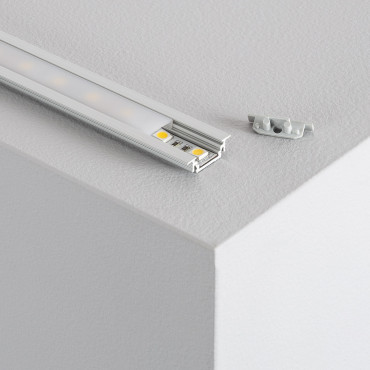 Product Perfil de Aluminio Empotrable 1m para Tiras LED hasta 10 mm 