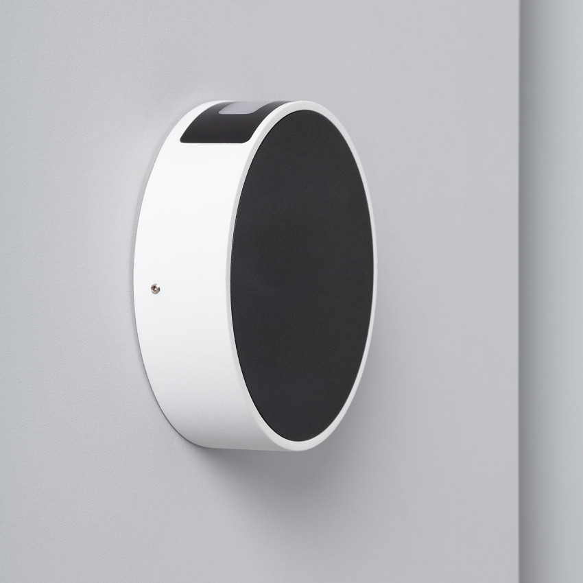 Aplique de Pared Exterior LED 6W de Aluminio Crono Negro