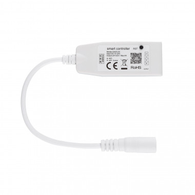 Producto de Kit Tira LED RGB 24V DC IP65 60LED/m 5m Ancho 10mm con Controlador WiFi y Fuente Alimentación Corte cada 10cm
