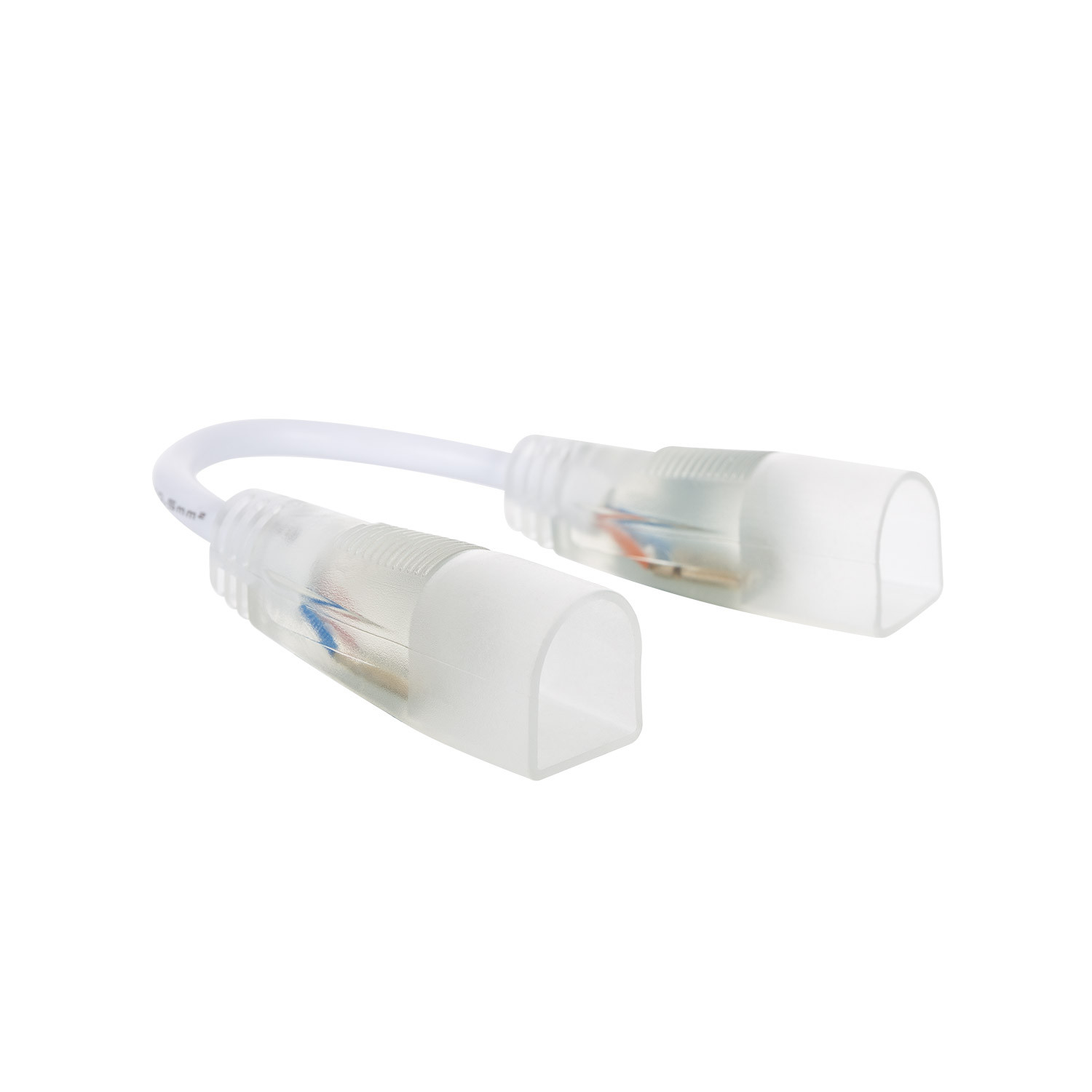 Producto de Cable Conector Neón LED 7.5 W/m Monocolor 220V AC 120 LED/m Semicircular 180º IP67 a Medida Corte cada 100 cm