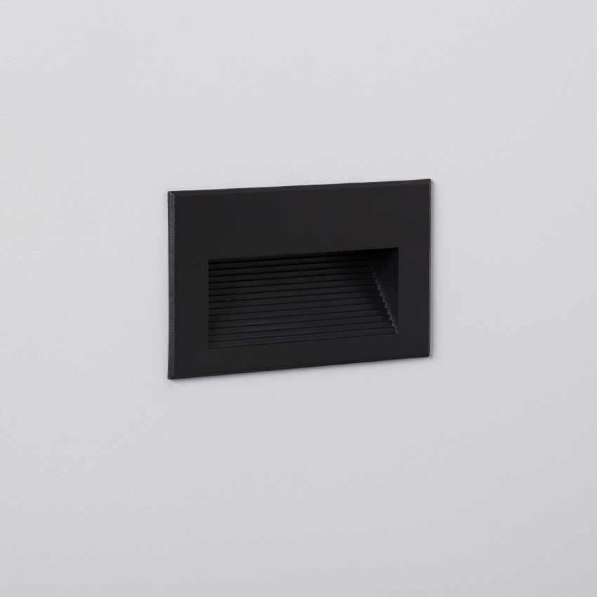Producto de Baliza Exterior LED 5W Empotrable Pared Negro Goethe Horizon