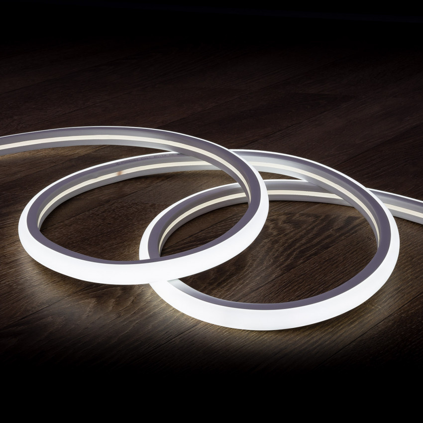 Producto de Tira Neón LED 7.5 W/m Regulable 220V AC 120 LED/m Semicircular 180º Blanco Frío IP67 a Medida Corte cada 100 cm