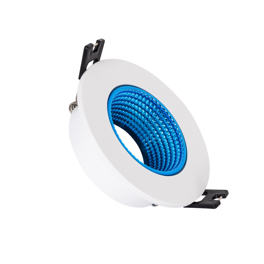 Aro Downlight Circular Basculante de Cores para Lâmpada LED GU10/GU5.3 Corte Ø80 mm