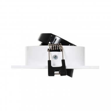 Produto de Aro Downlight Quadrado Basculante para Lâmpada LED GU10 / GU5.3 Corte Ø80 mm