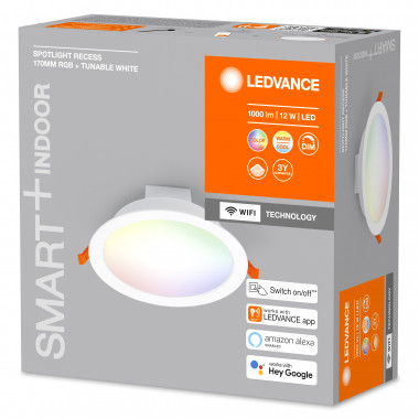 Producto de Downlight LED 12W Smart+ WiFi Ø170 mm LEDVANCE 4058075573376