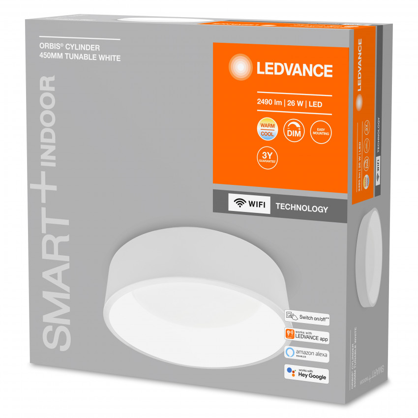 Produto de Aplique de Teto LED 26W Smart+ WiFi ORBIS LEDVANCE 4058075486584