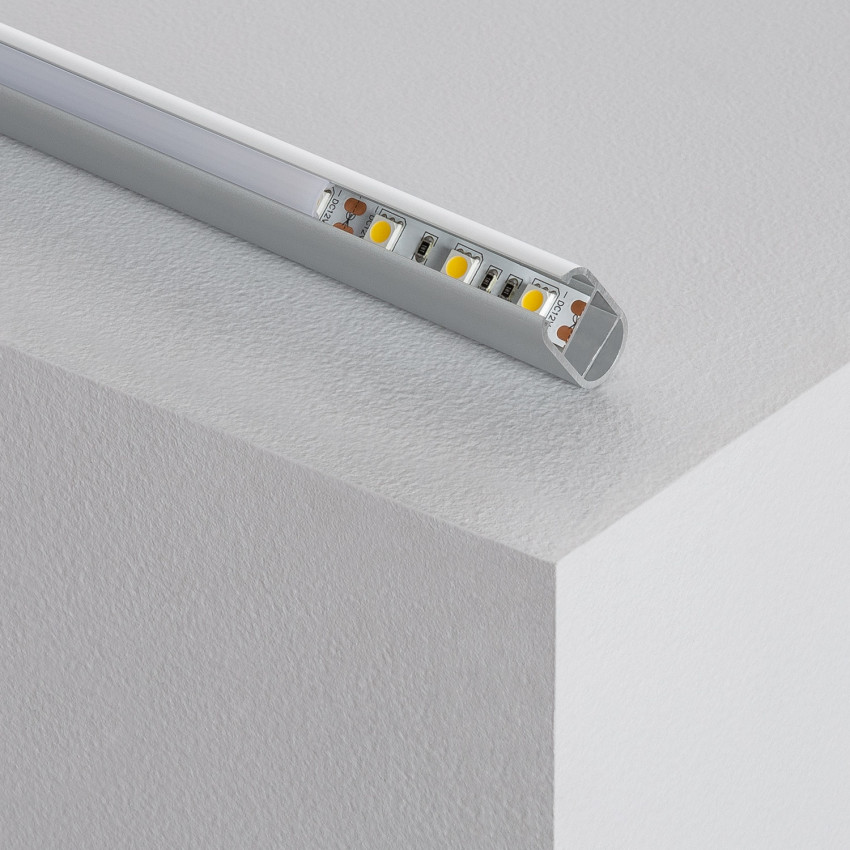 Perfil de Aluminio Barra Pendurar Roupa para Armario 1m para Fitas LED