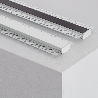 Perfil Aluminio para Tiras LED Dobles Encastrar o empotrar Style