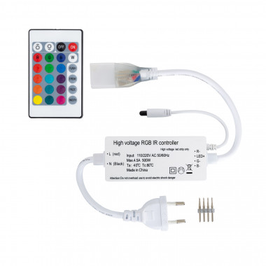 Producto de Bobina Neón LED 11 W/m RGB 220V AC 60 LED/m 50m Semicircular 180º IP67 Corte Cada 100 cm