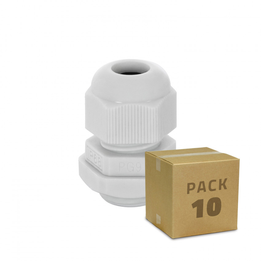 Produto de Pack 10 unidades Prensaestopa Nylon IP68 Vários Tamanhos