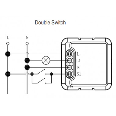 Interruptor WiFi Compatible con Interruptor y Pulsador Convencional -  efectoLED