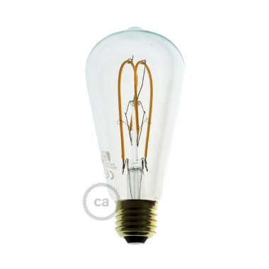 Bombilla Filamento LED E27 5W 280 lm ST64 Regulable Edison Creative-Cables DL700143
