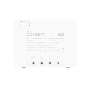 Interruptor WiFi Medidor de Energía SONOFF POWR3 25A