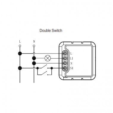 Interruptor WiFi Regulador Compatible con Pulsador - efectoLED
