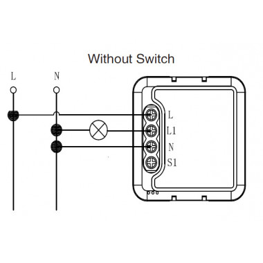 Produto de Interruptor WiFi Compatívelcom Interruptor Convencional e Botão de Pressão