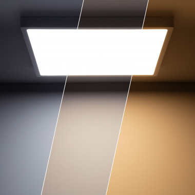 Producto de Plafón LED 30W Cuadrado Superslim CCT Seleccionable 400x400 mm