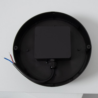 Plafon 25W LED Circular para Exterior Ø175 mm IP65 Hublot Black