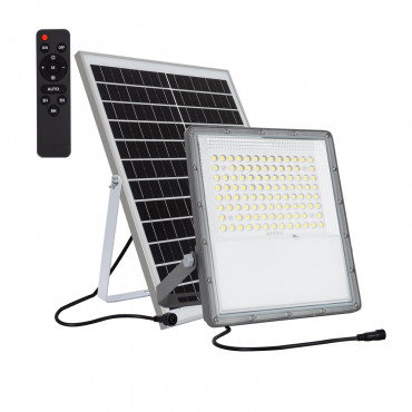 Foco Projetor LED Solar 20W 100lm/W IP65 com Controle Remoto