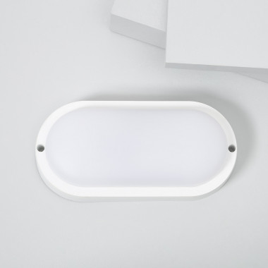 Producto de Plafón LED 25W Oval para Exterior 96x198 mm IP65 Hublot White