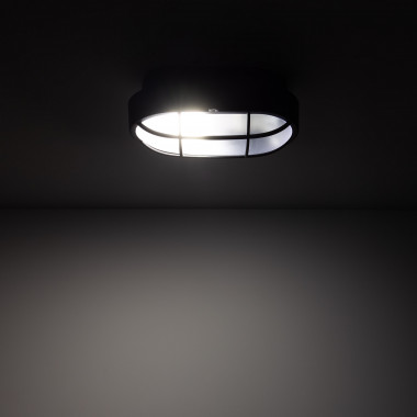 Plafon LED 25W Oval Exterior 96x198 mm IP65 Hublot White - efectoLED