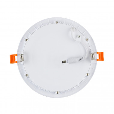 Produto de Placa LED 18W Circular SwitchCCT Seleccionável Corte Ø 205 mm Regulação Compatível com Comando RF V2