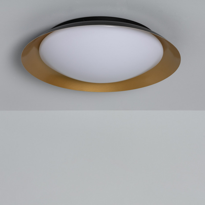 Plafon LED 30W Circular Metal Ø500 mm CCT Seleccionável Taylor