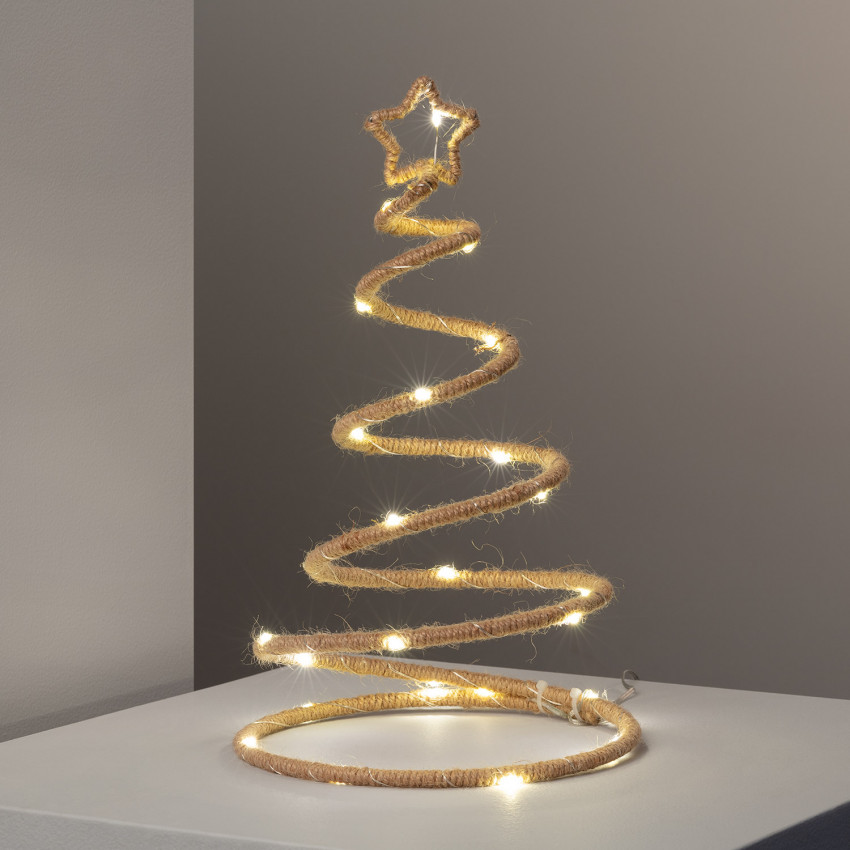 Produto de Árvore de Natal LED Corda com Bateria Spiraly
