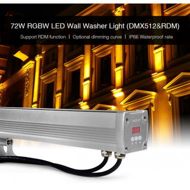 Producto de Bañador de Pared LED RGBW DMX 72W IP66 1000mm MiBoxer