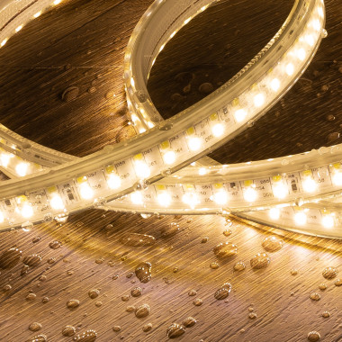 Producto de Bobina de Tira LED CCT 220V AC 220 LED/m IP67 Ancho 15mm Corte cada 100 cm