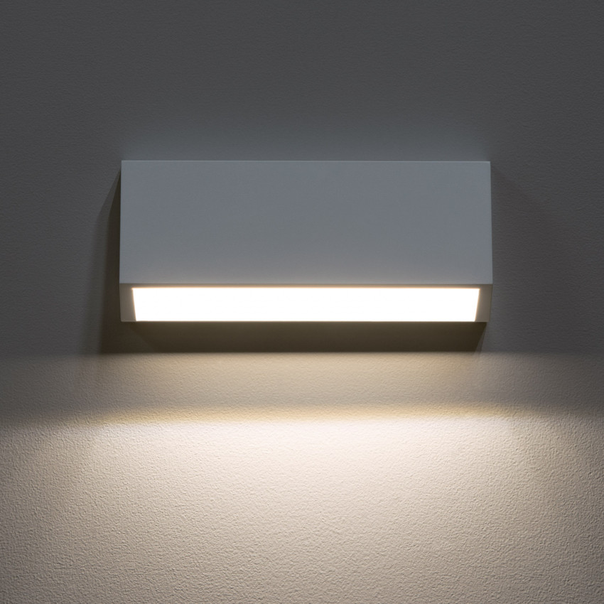 Producto de Baliza Exterior LED 3W Superficie Pared Rectangular Blanco Valeta