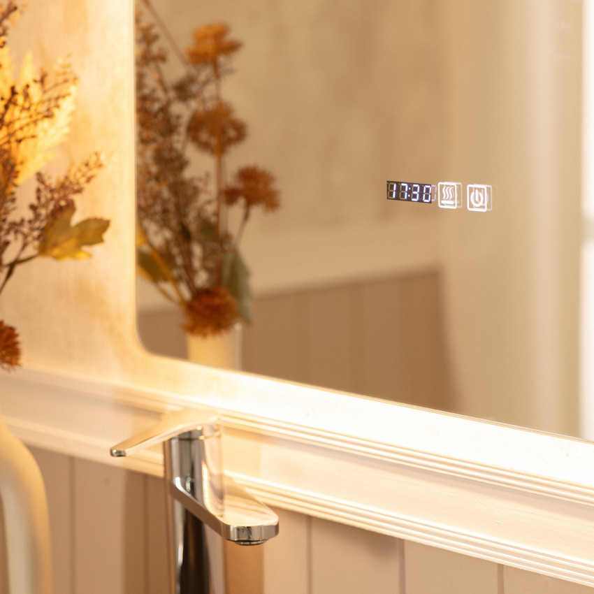 Producto de Espejo Baño con Luz LED y Antivaho 80x60 cm Grace