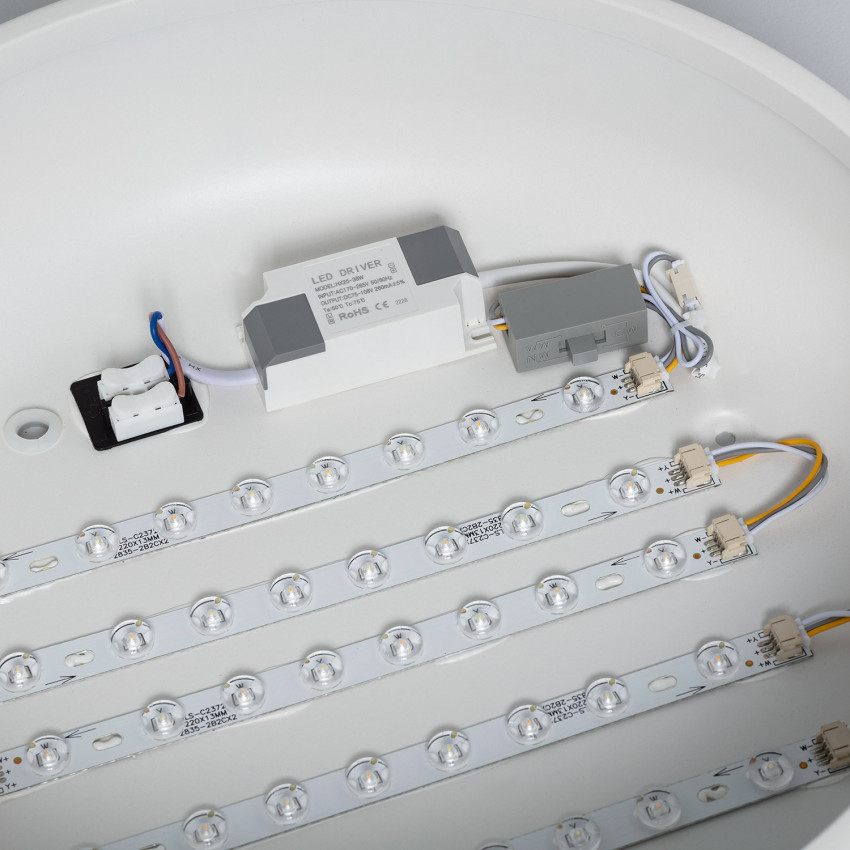 Producto de Plafón LED 24W Metal Ø350 mm CCT Seleccionable Eyelight