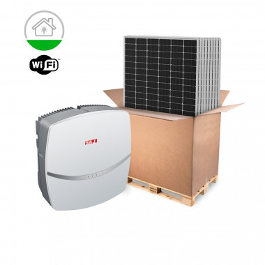 Kit Solar Autoconsumo SAJ Residencial Monofásico 7-8 kW Panel RISEN -  efectoLED