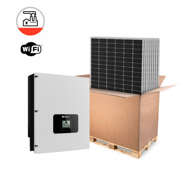 Kit Solar Híbrido HUAWEI Industria Admite Batería LG Trifásico 8-10 kW Panel RISEN