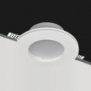 Producto de Aro Downlight Integración Escayola/Pladur Circular para Bombilla LED GU10 / GU5.3  Corte Ø133 mm
