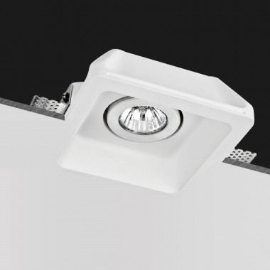 Producto de Aro Downlight Integración Escayola/Pladur Cuadrado para Bombilla LED GU10 / GU5.3  Corte 158x158 mm UGR17