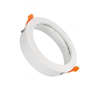 Aro Downlight Empotrable Circular para Bombilla LED GU10 AR111 Corte Ø 125 mm
