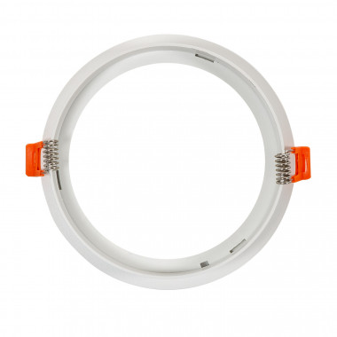 Produto de Aro Downlight Encastrável Circular para Lâmpada LED GU10 AR111 Corte Ø 125 mm
