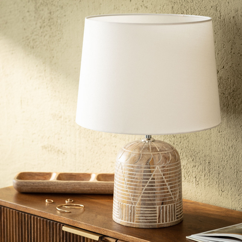 Producto de Lámpara de Mesa Madera Koson ILUZZIA